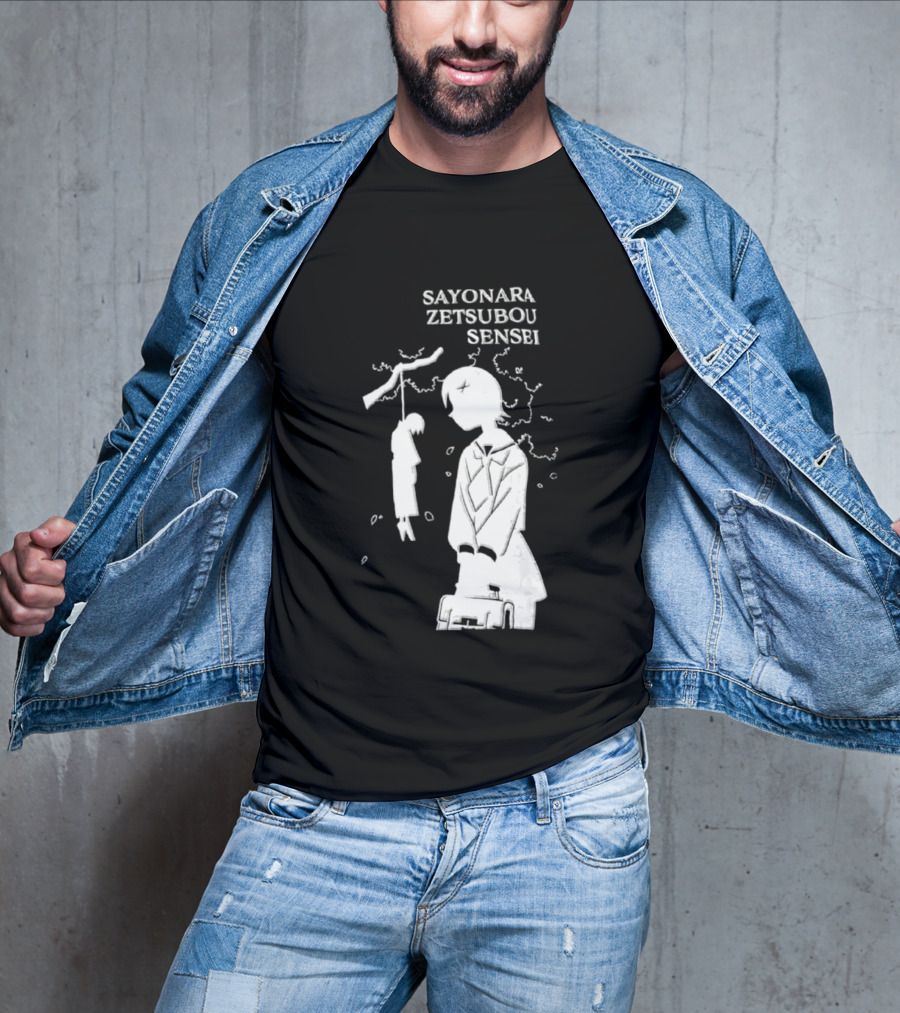 Sayonara Zetsubou Sensei Kafuka Fuura Nozomu Itoshiki T-Shirt