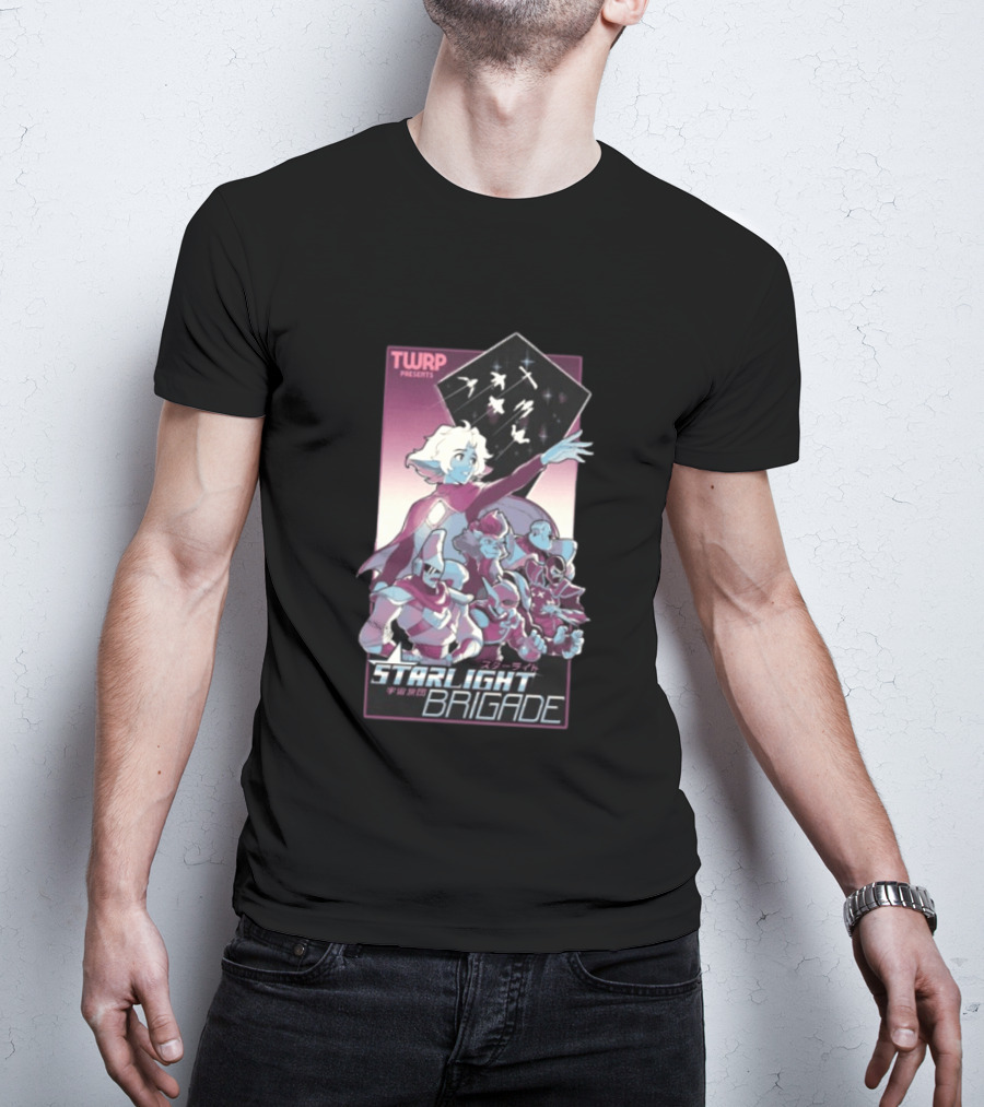 TWRP Presents Starlight Brigade Anime Style Longsleeve T-Shirt