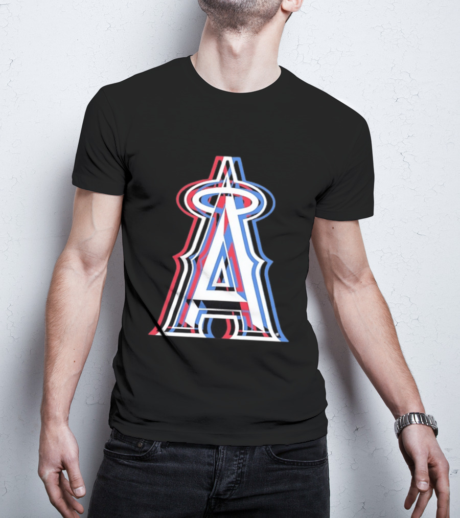 Los Angeles Angels Tri Color MLB Baseball T-Shirt