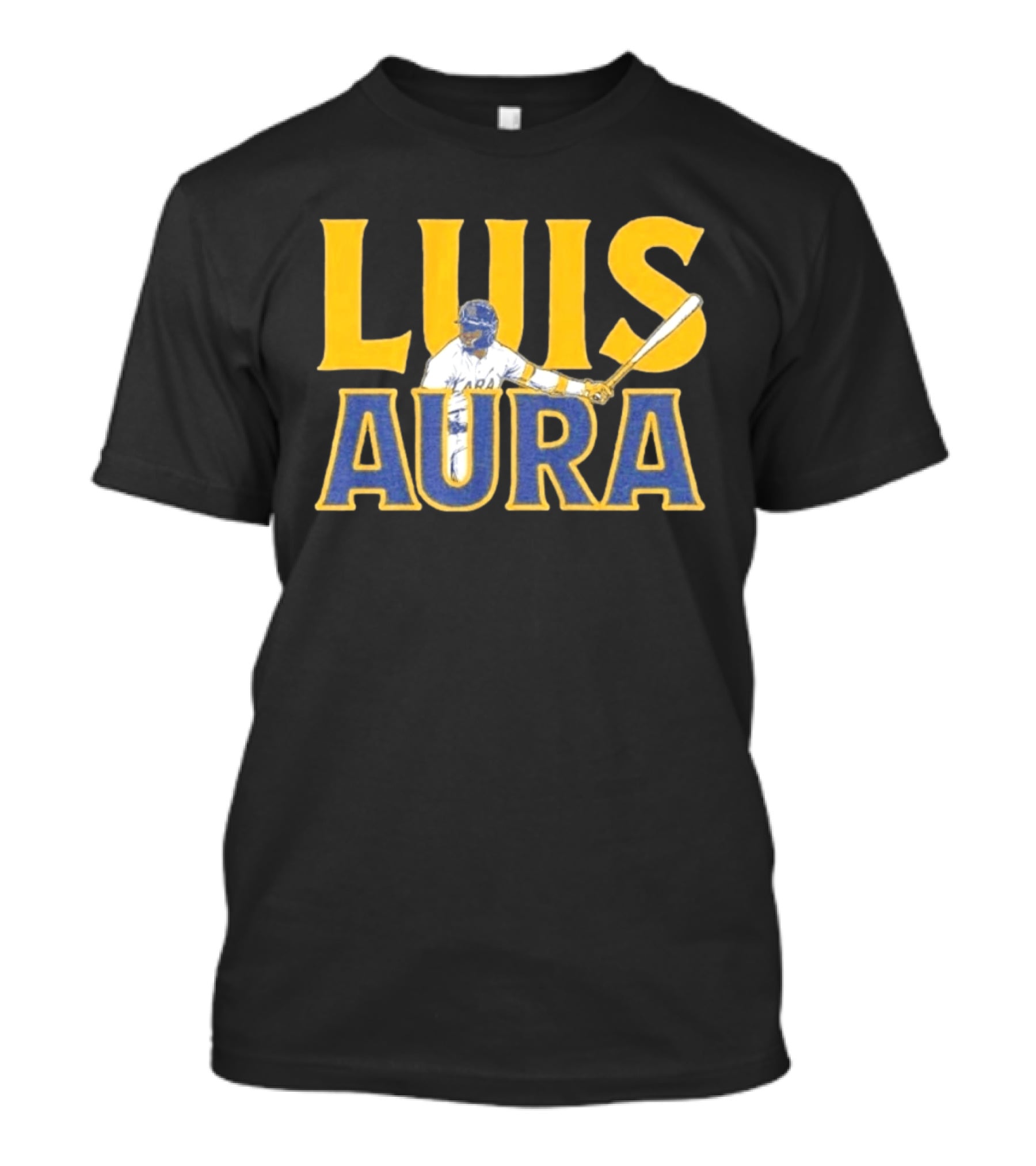 Luis Aura Luis Lara Milwaukee Brewers Player Sporting Bat T-Shirt