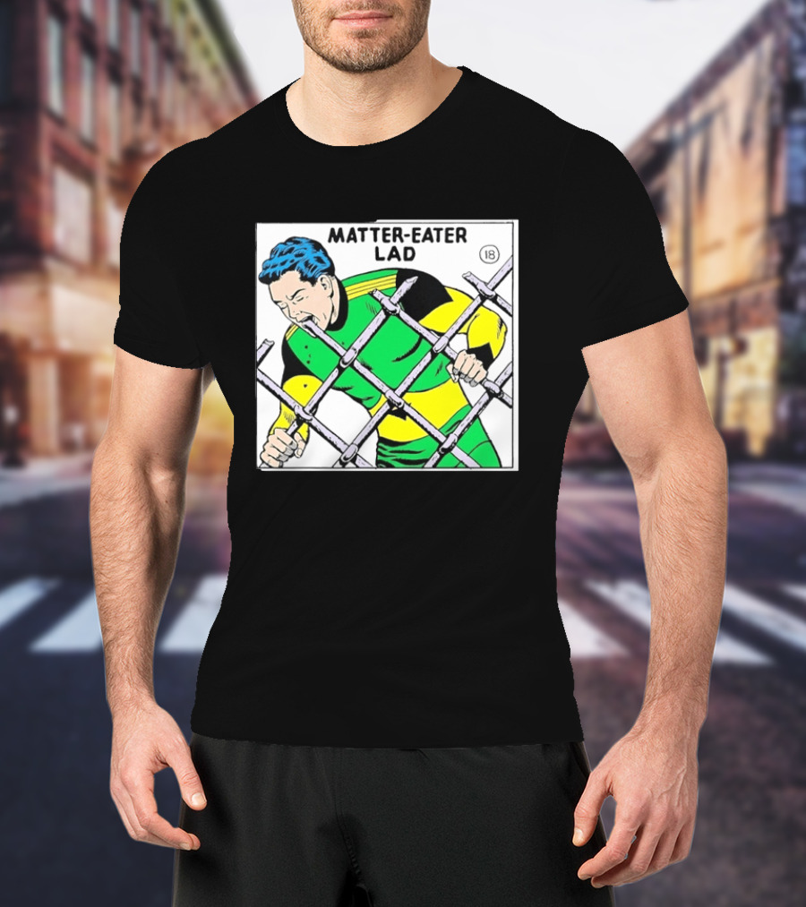 Matter Eater Lad DC Comics Retro Comic Book Panel T-Shirt