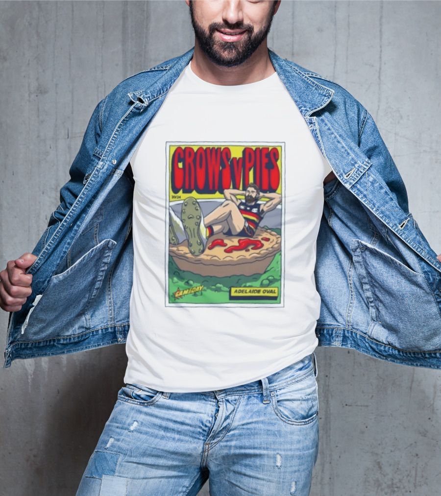 Crows V Pies Adelaide Oval Gameday 20/24 T-Shirt