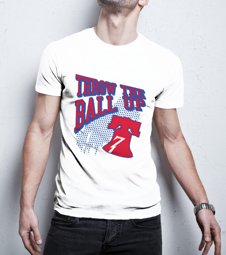 NBA Philadelphia 76ers Throw The Ball Up Liberty Bell T-Shirt