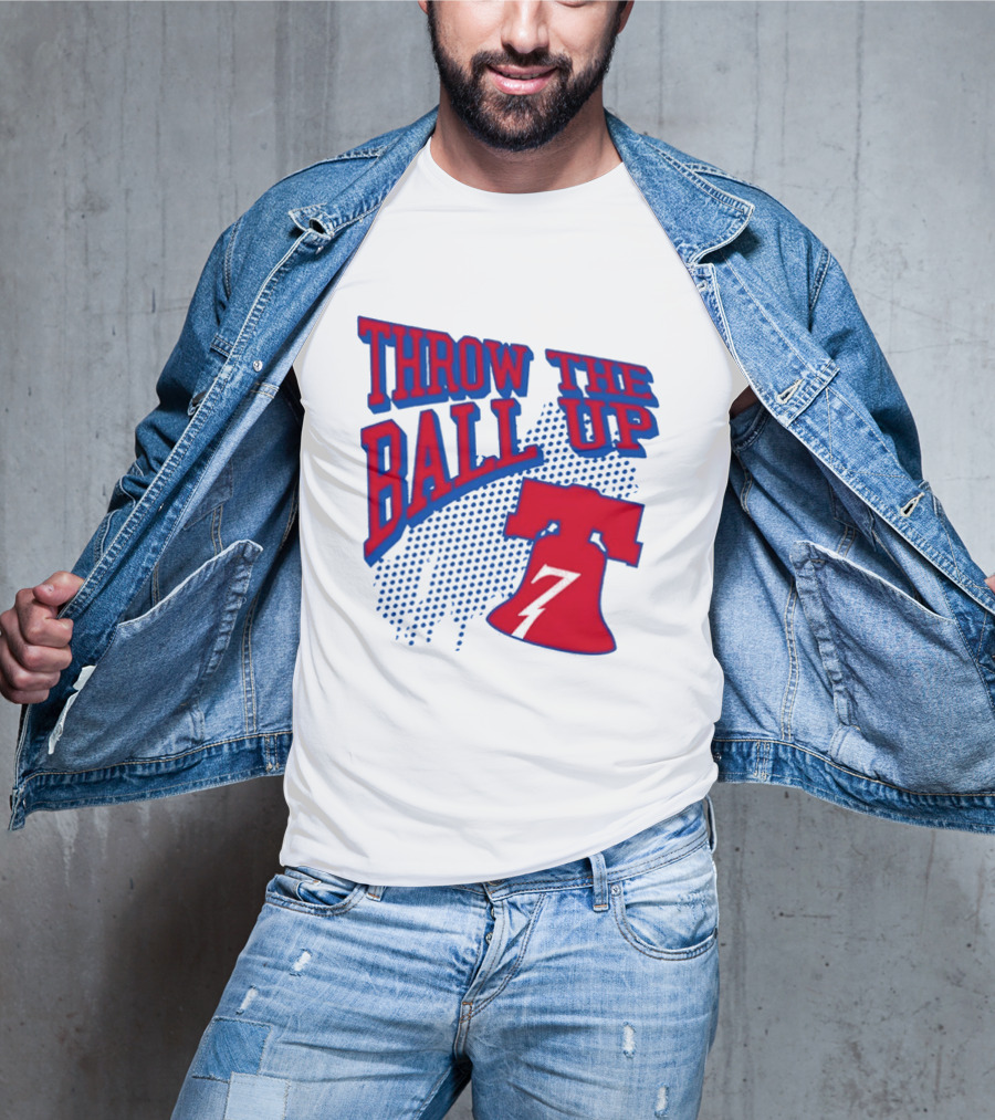 NBA Philadelphia 76ers Throw The Ball Up Liberty Bell T-Shirt
