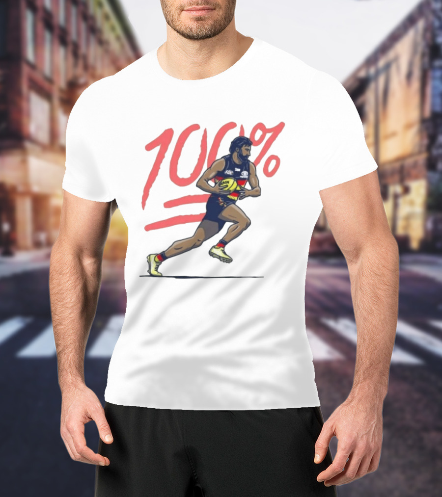 Wayne Milera 100% Adelaide Crows AFL Australian Football League Player T-Shirt