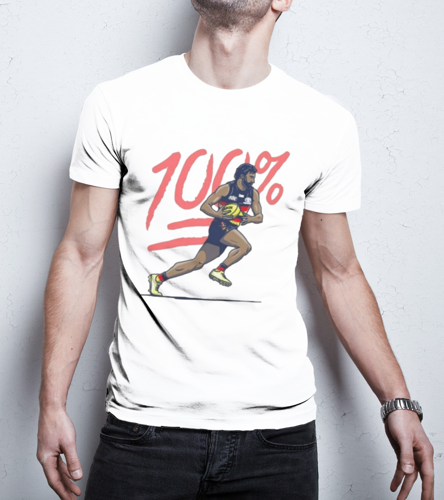 Wayne Milera 100% Adelaide Crows AFL Australian Football League Player T-Shirt
