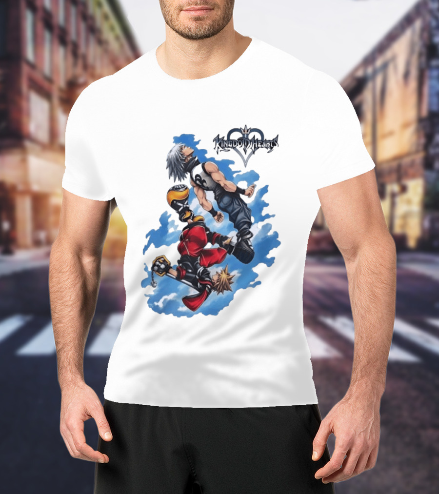 Kingdom Hearts Sora Riku Sky Square Enix T-Shirt