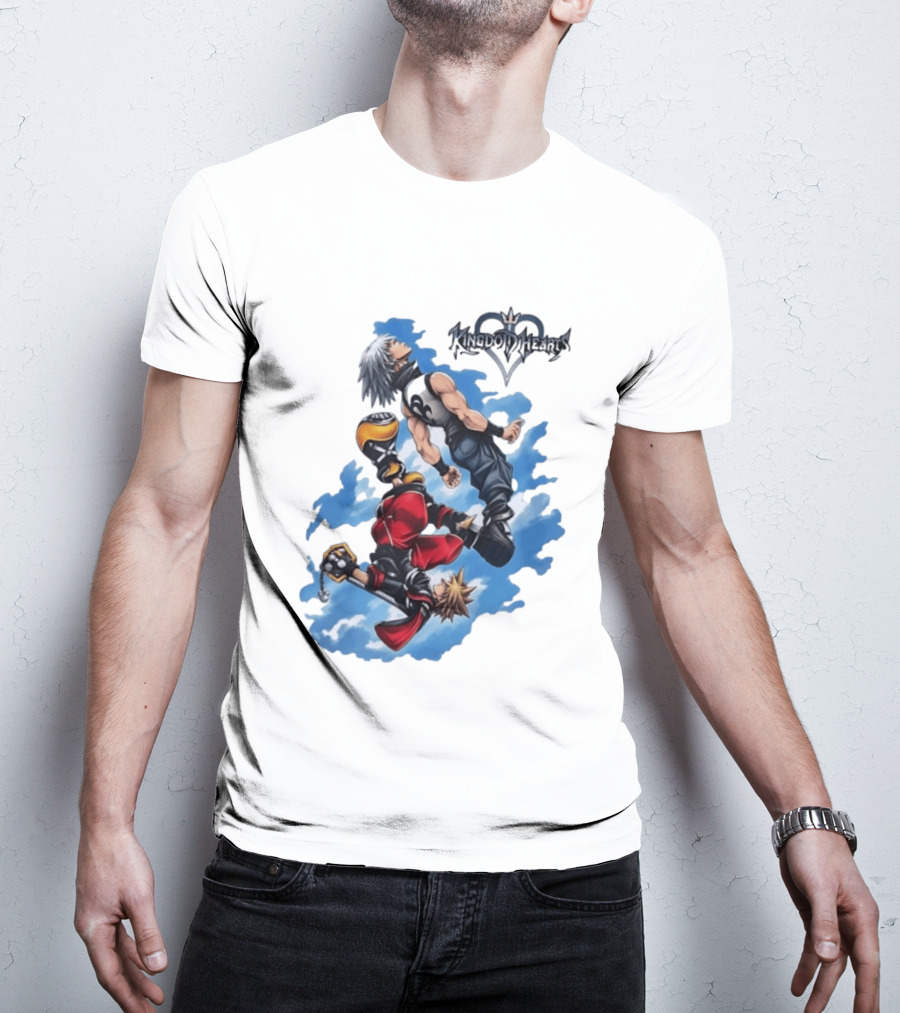Kingdom Hearts Sora Riku Sky Square Enix T-Shirt