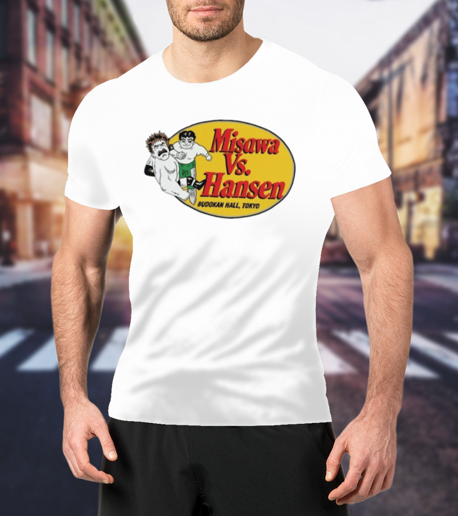 Misawa Vs Hansen Budokan Hall Tokyo T-Shirt