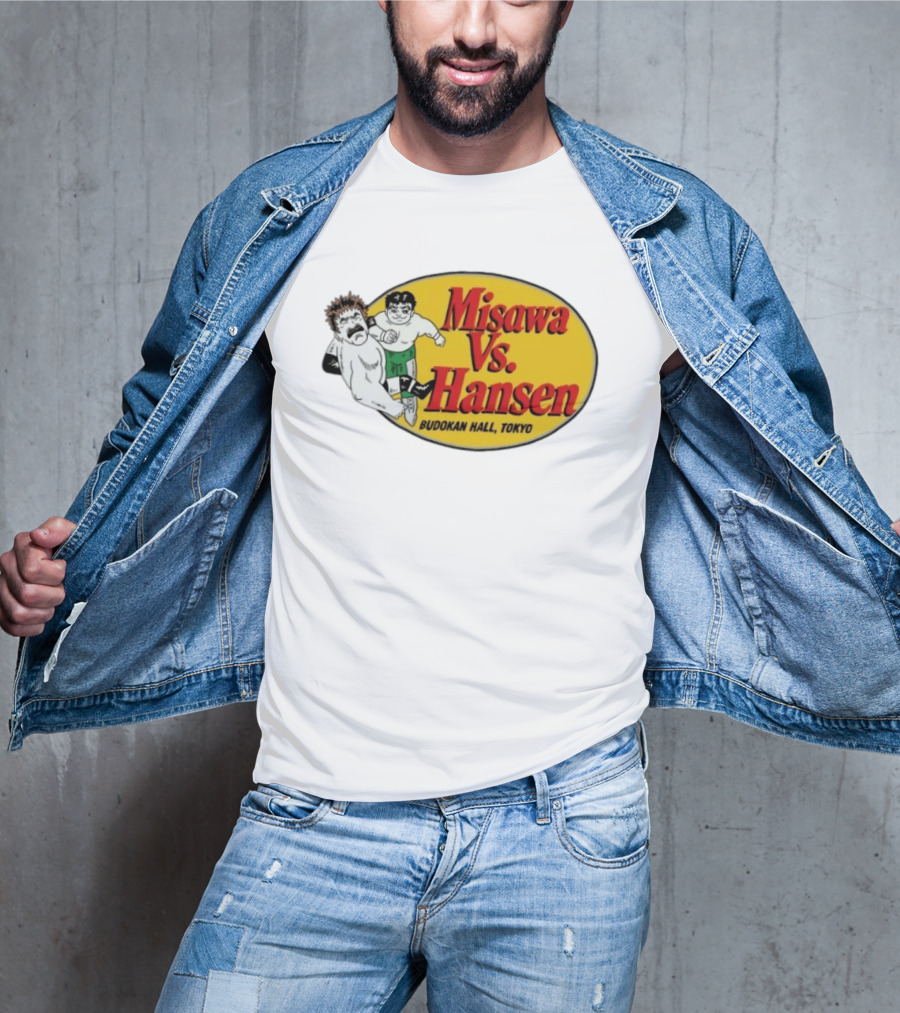 Misawa Vs Hansen Budokan Hall Tokyo T-Shirt
