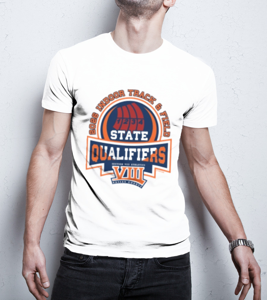NYSPHSAA 2026 Indoor Track And Field State Qualifiers Section VIII T-Shirt