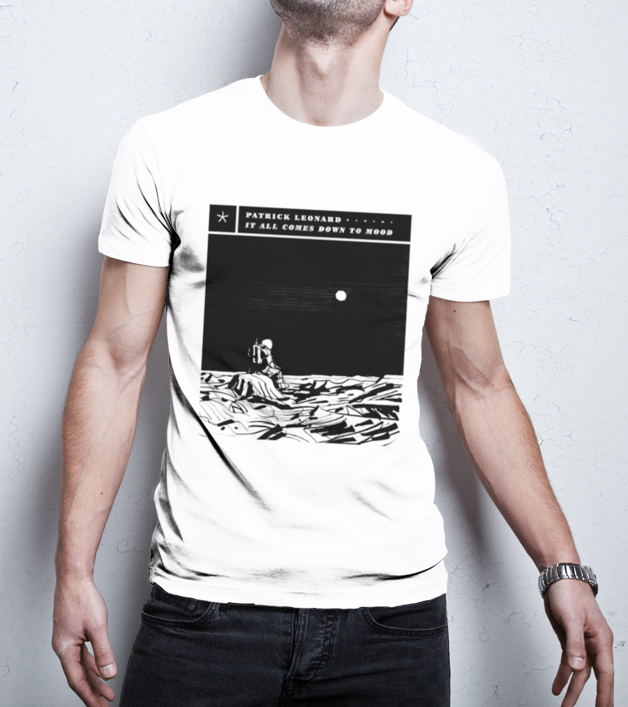 Patrick Leonard It All Comes Down To Mood Moonlit Ocean Scene T-Shirt