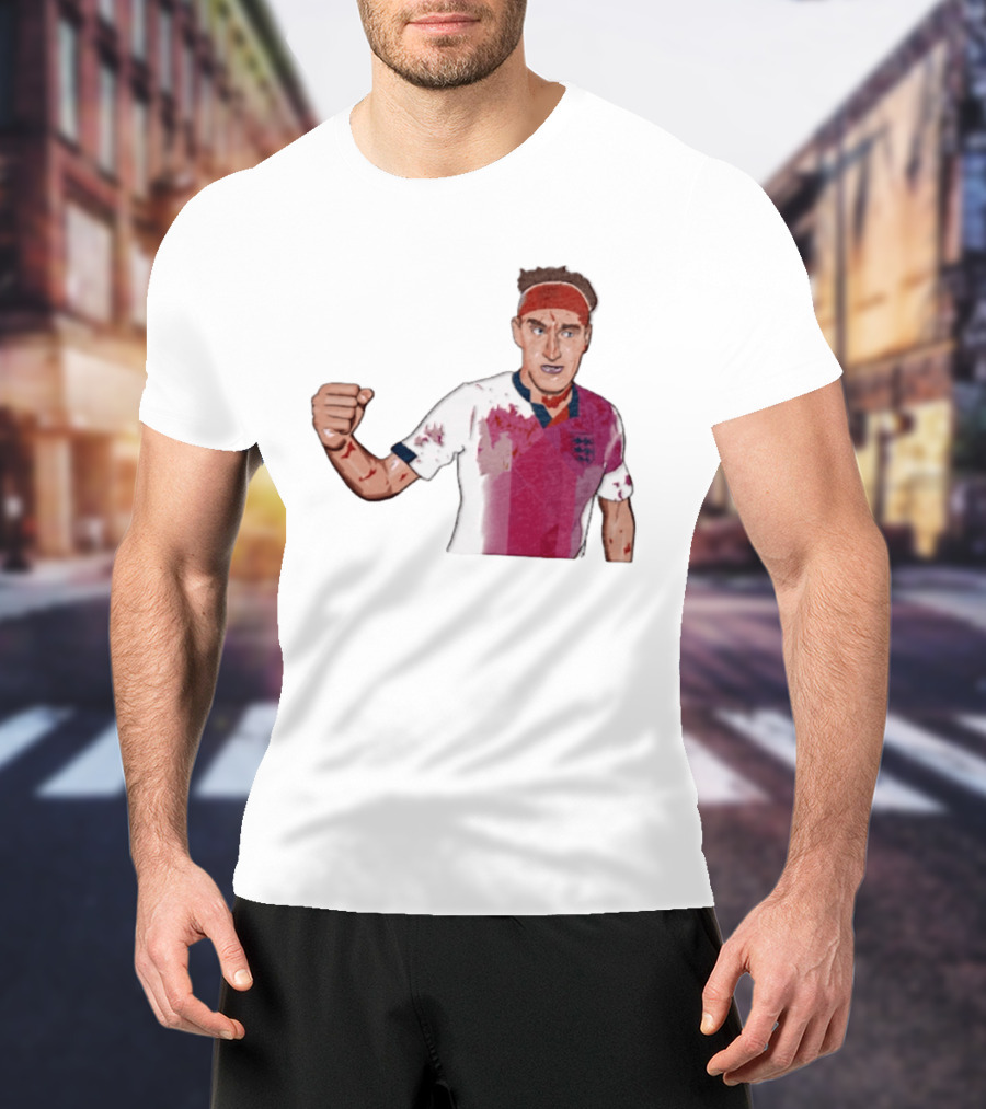 Terry Butcher England Football Iconic Bloodied Headband Moment Football Fans T-Shirt