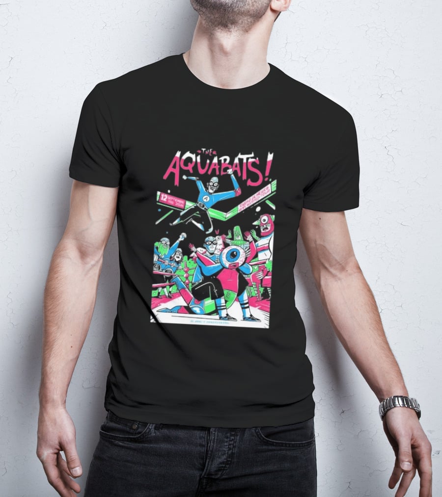 The Aquabats September 12 2026 Mexico City Comic Style Concert T-Shirt
