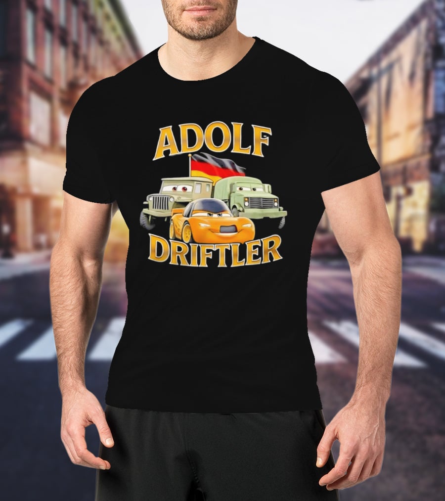 Adolf Driftler German Car Cartoon T-Shirt