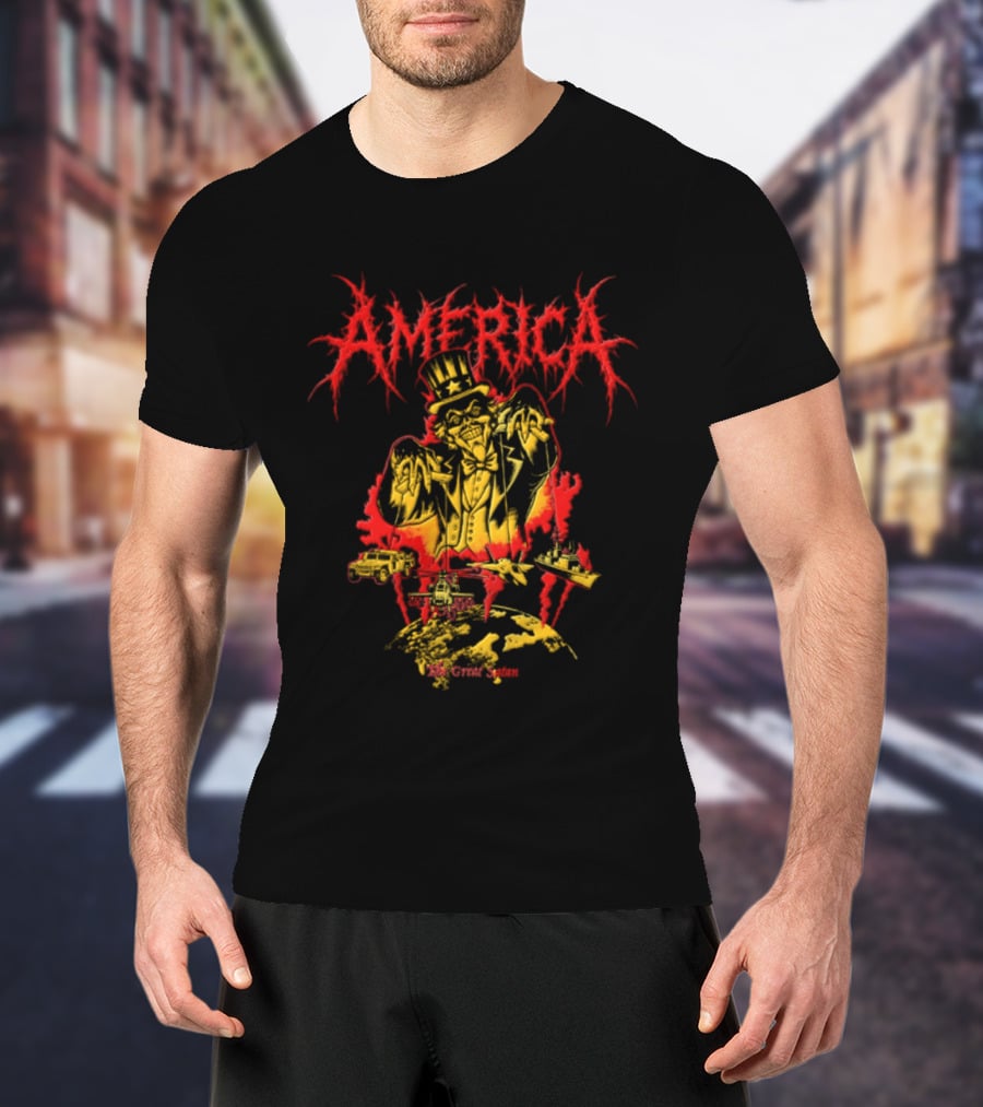 America The Great Satan Uncle Sam Puppet Master T-Shirt