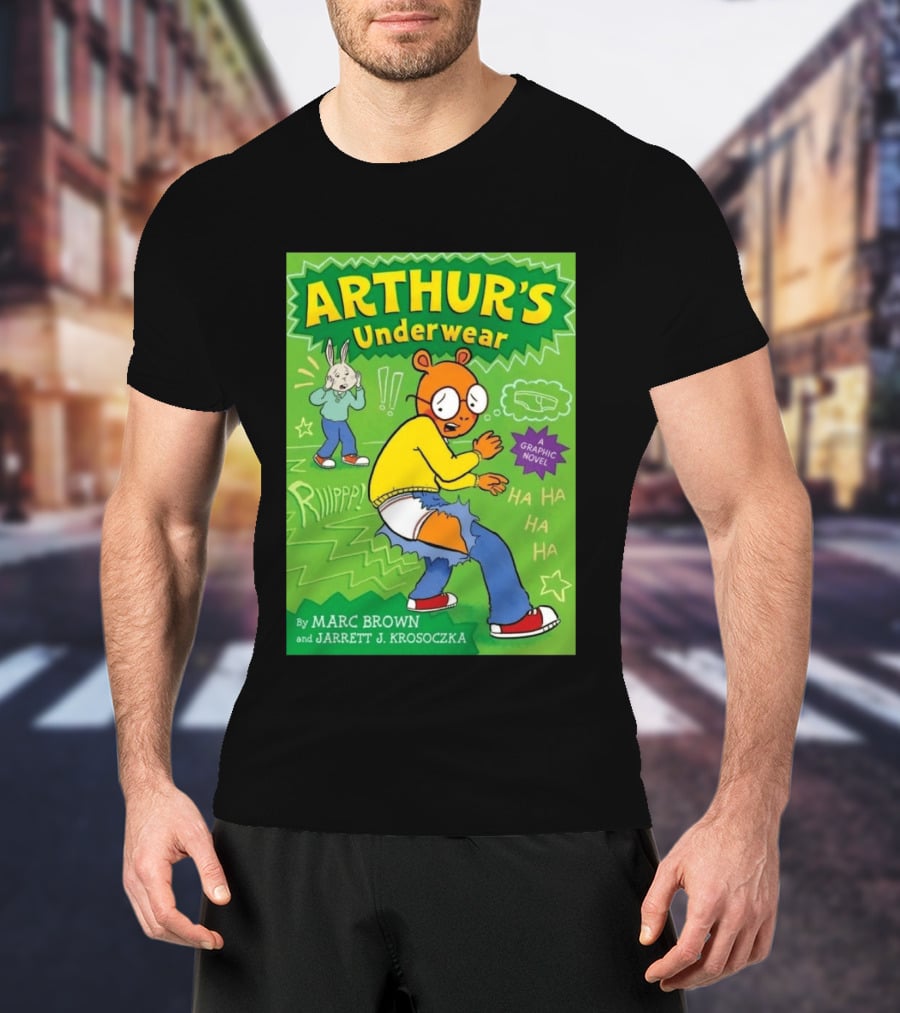 ARTHUR'S Underwear Graphic Novel By Marc Brown And Jarrett J. Krosoczka T-Shirt