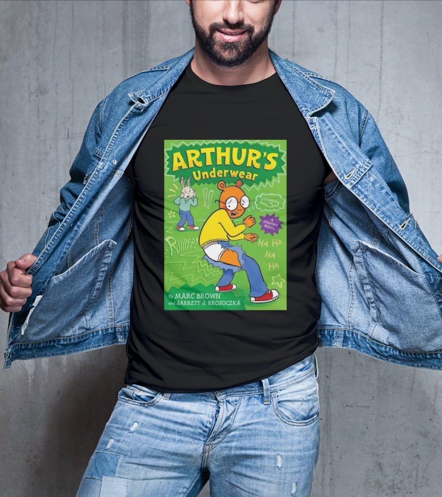 ARTHUR'S Underwear Graphic Novel By Marc Brown And Jarrett J. Krosoczka T-Shirt