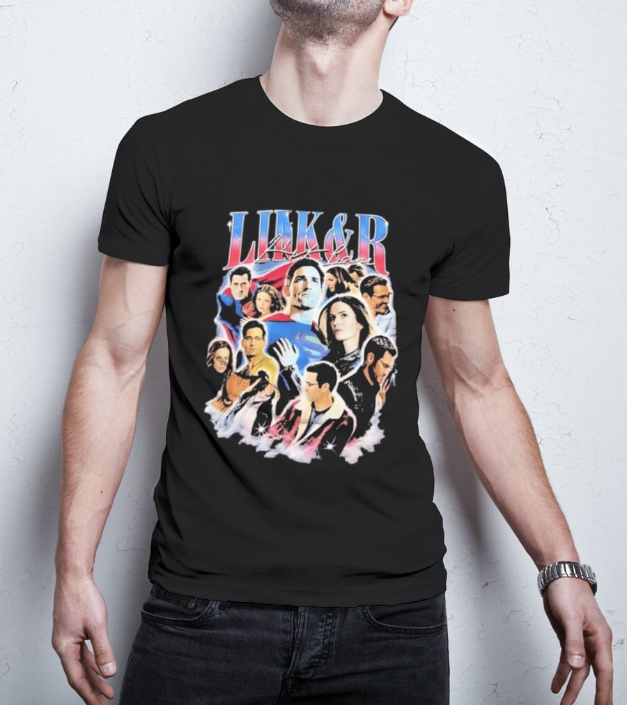 Lois&Clark Superman And Lois Lane Cape Romance T-Shirt