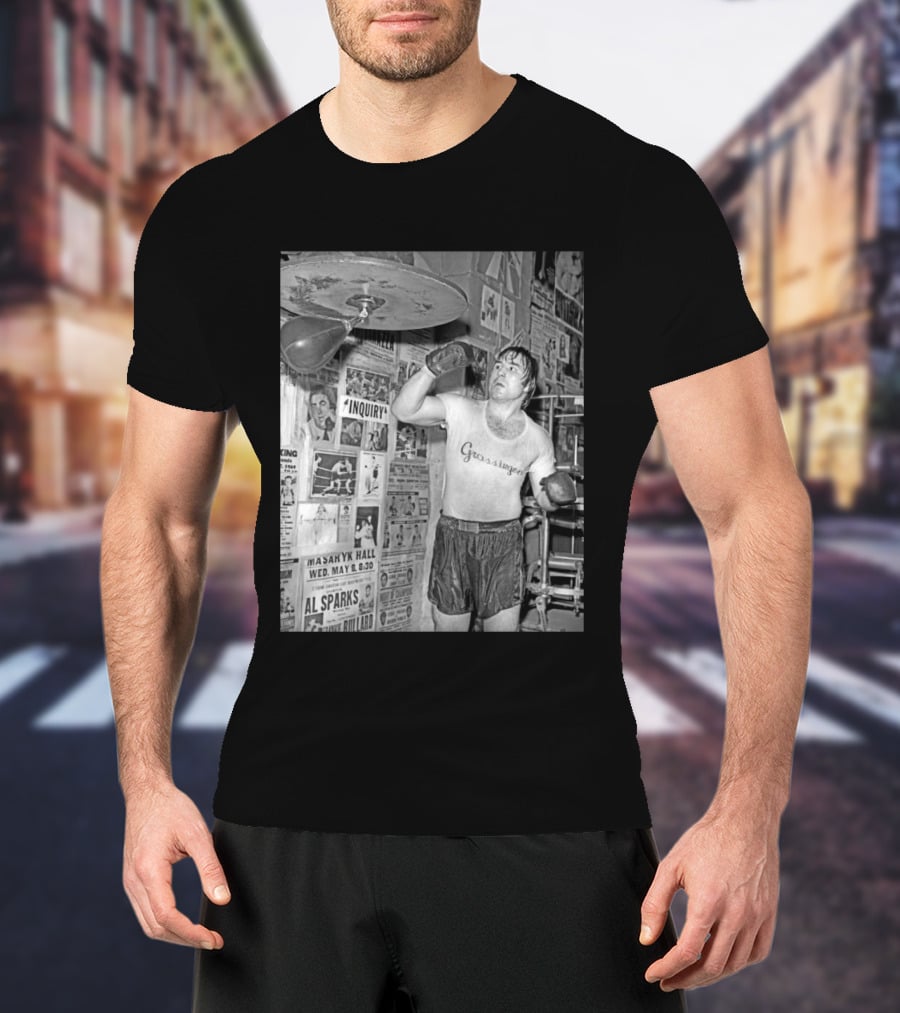 Boxing Legend George Chuvalo Training At Grossinger's Gym Historical Photograph T-Shirt