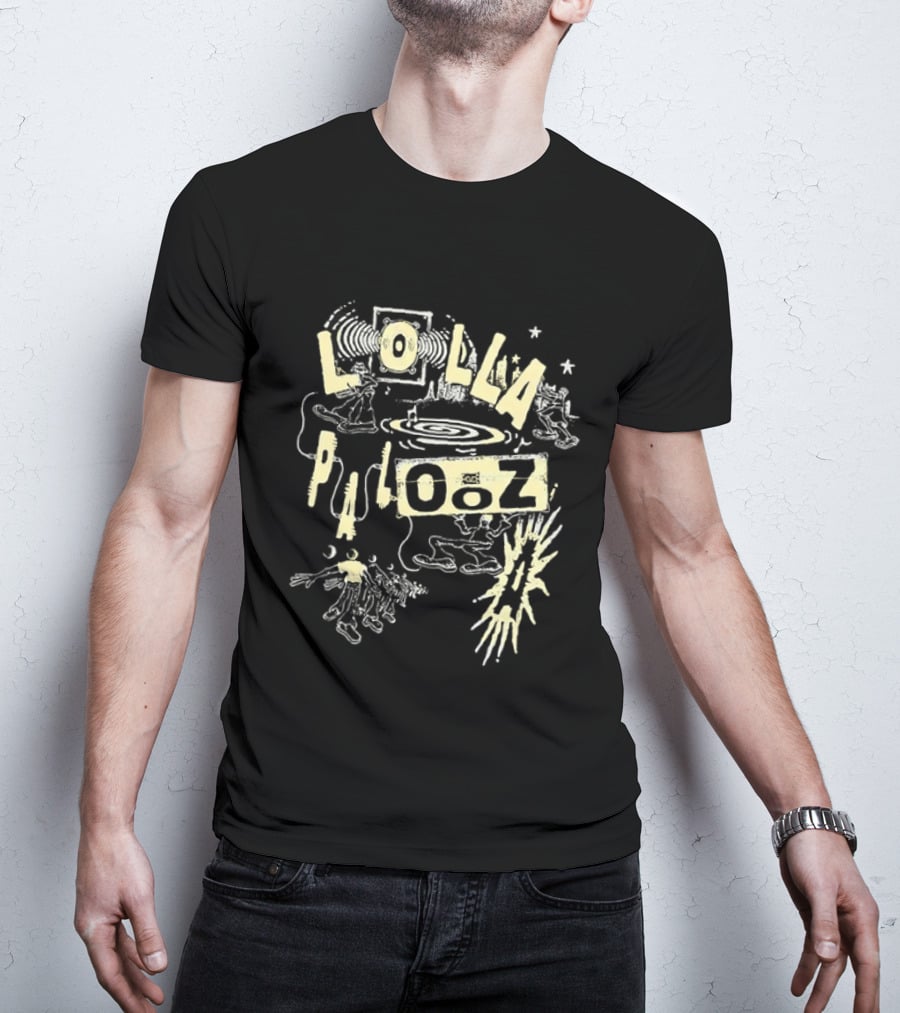 Lollapalooza Music Festival Concert Alternative Rock Decorative T-Shirt