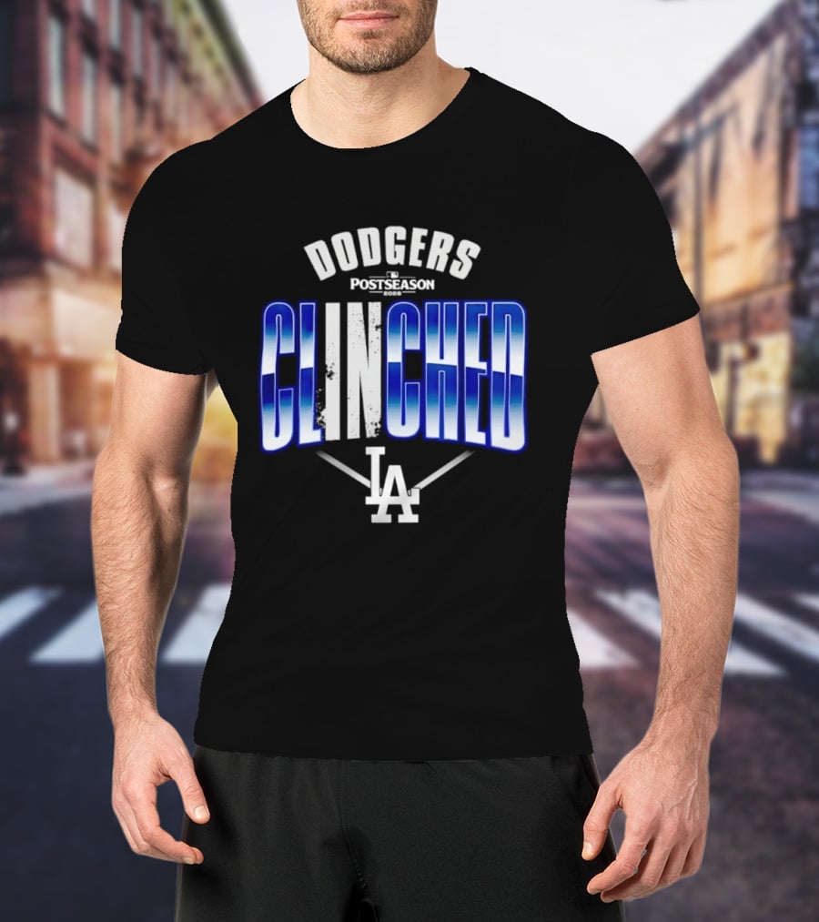 Los Angeles Dodgers Postseason Clinched 2026 LA T-Shirt