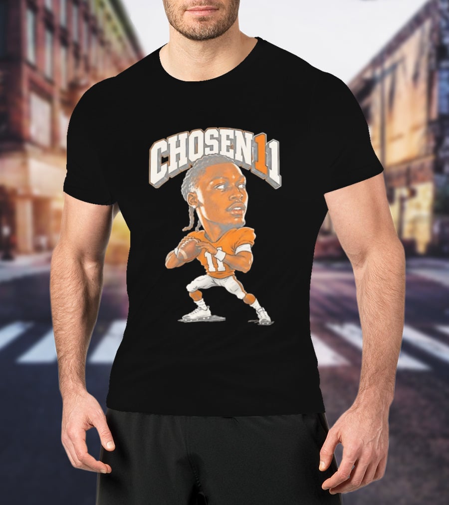 Chosen 11 Tennessee Football Talk Nico Iamaleava Quarterback T-Shirt