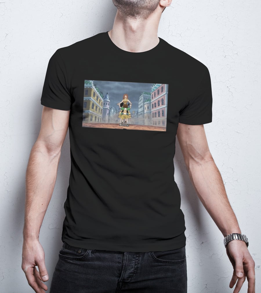 Mommy Dressrosa Kuma Scene In Iconic Anime Setting T-Shirt