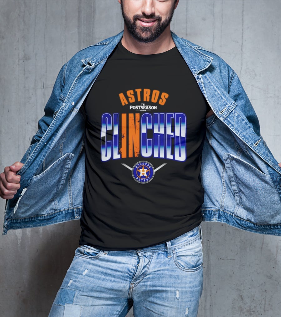 Houston Astros Postseason Clinched 2026 T-Shirt