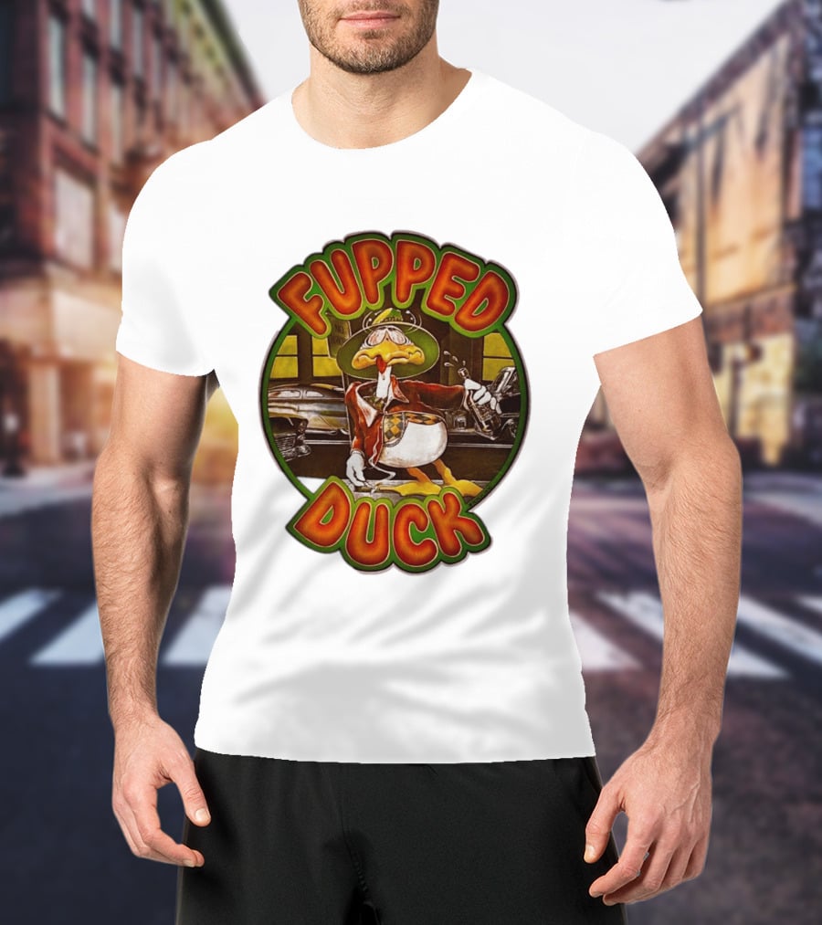 Fupped Duck Vintage Style 1979 Tipsy Cartoon Nostalgia T-Shirt