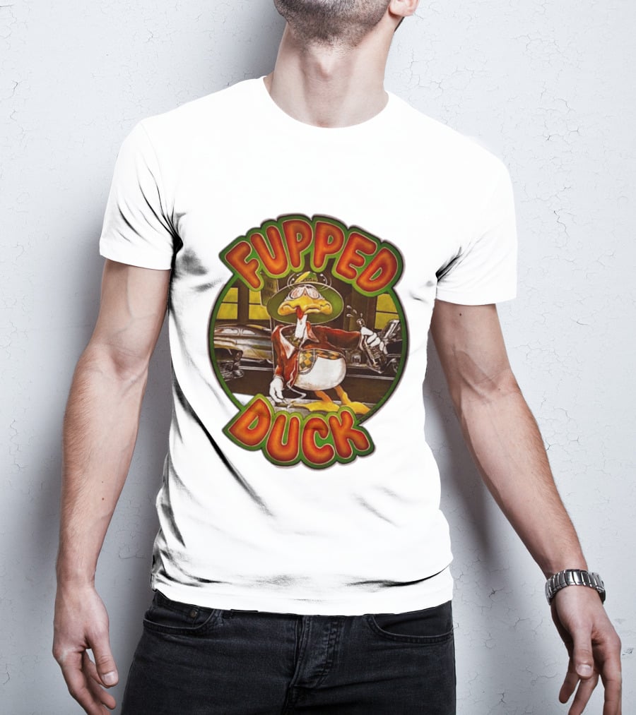 Fupped Duck Vintage Style 1979 Tipsy Cartoon Nostalgia T-Shirt