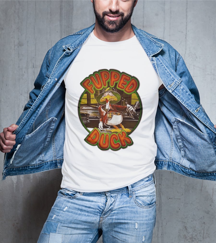 Fupped Duck Vintage Style 1979 Tipsy Cartoon Nostalgia T-Shirt