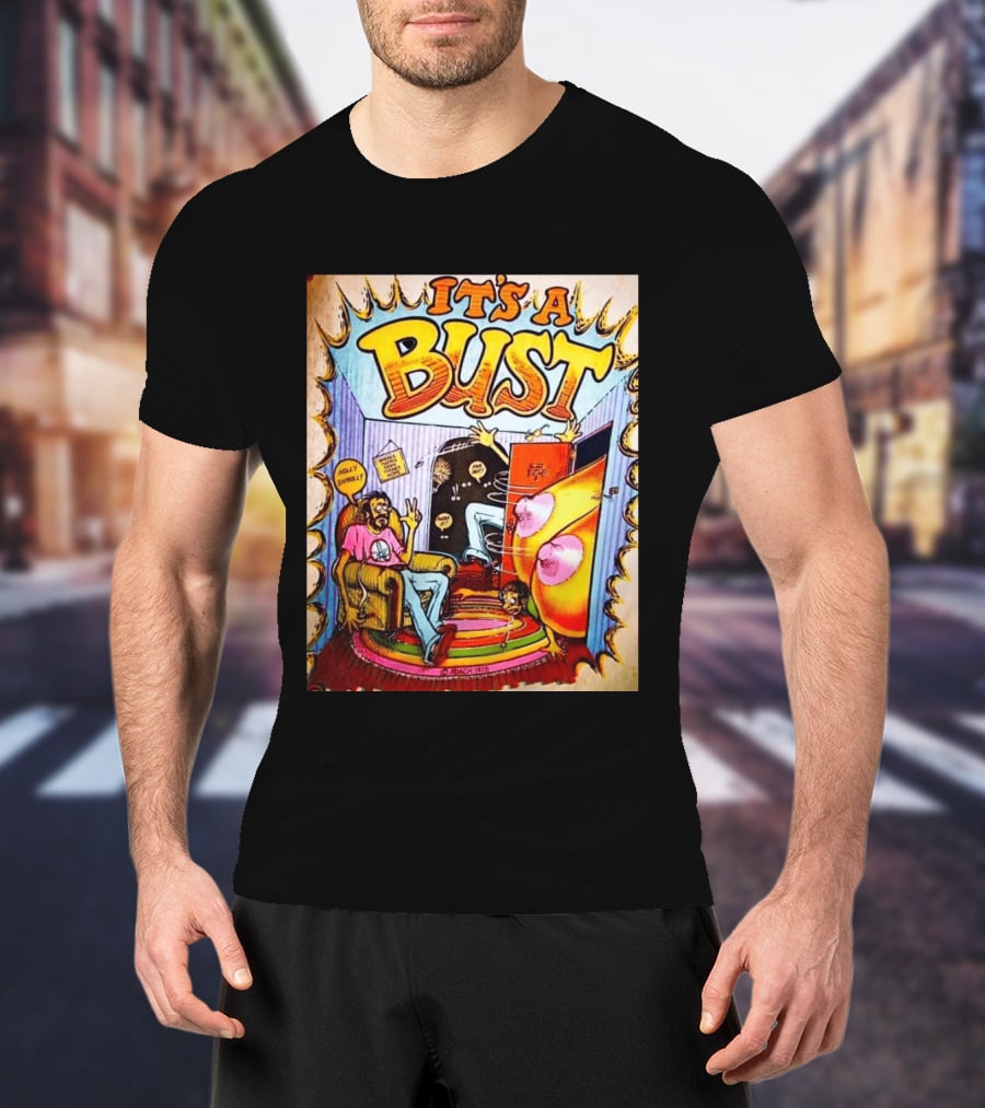 It's A Bust 1975 Zap Comix Cartoon Explosion T-Shirt