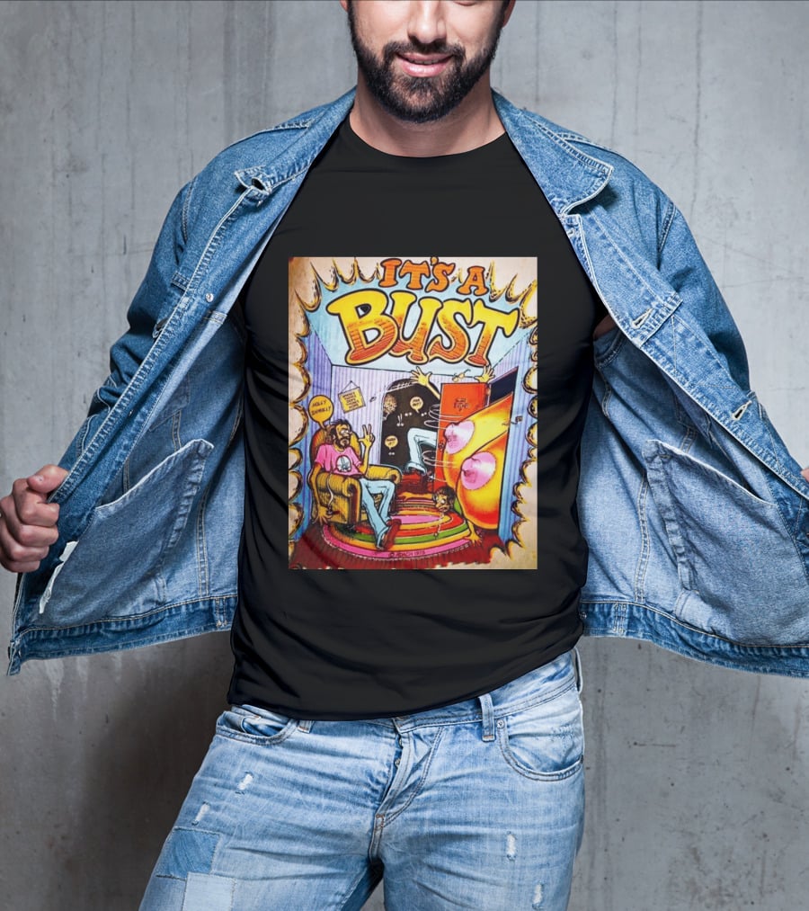 It's A Bust 1975 Zap Comix Cartoon Explosion T-Shirt