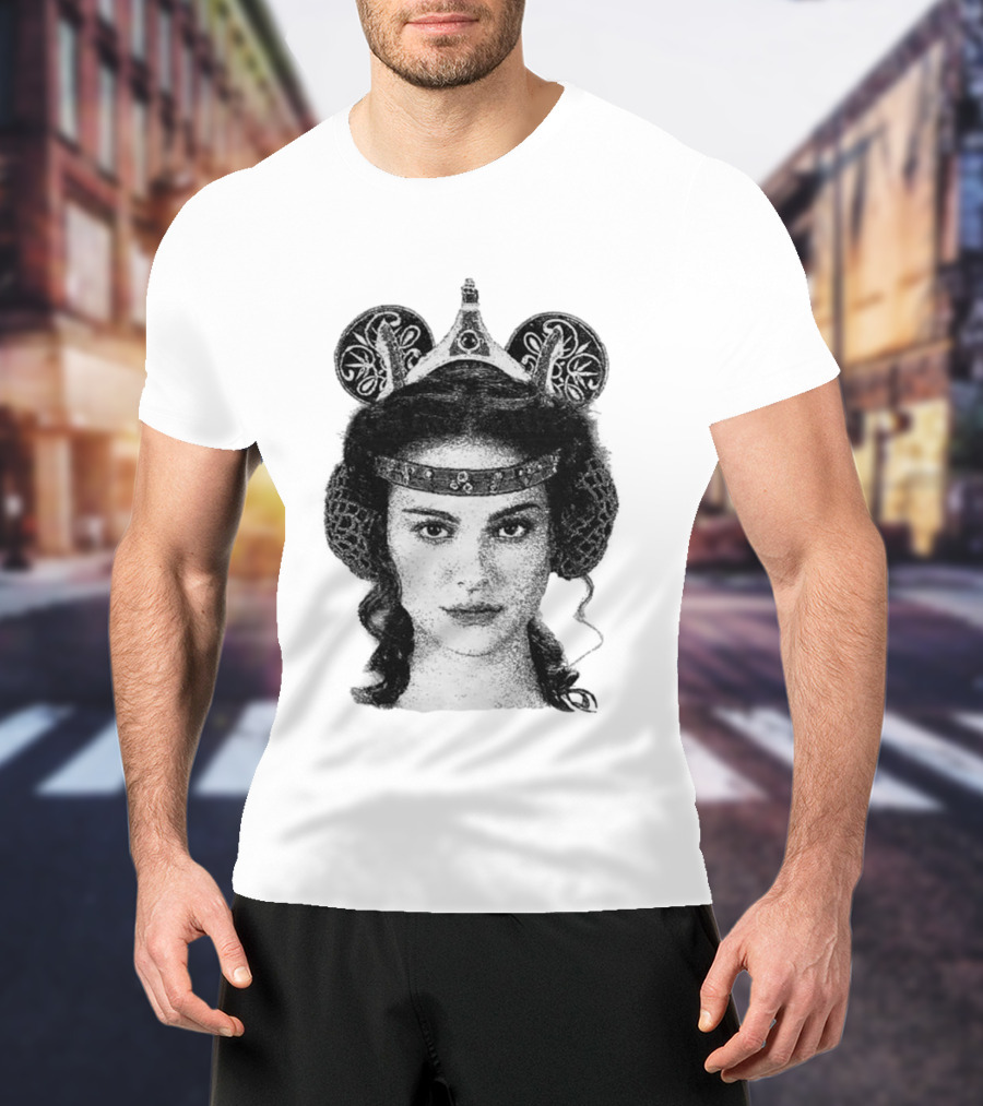 Queen Amidala Oversized Disney Mickey Ears T-Shirt