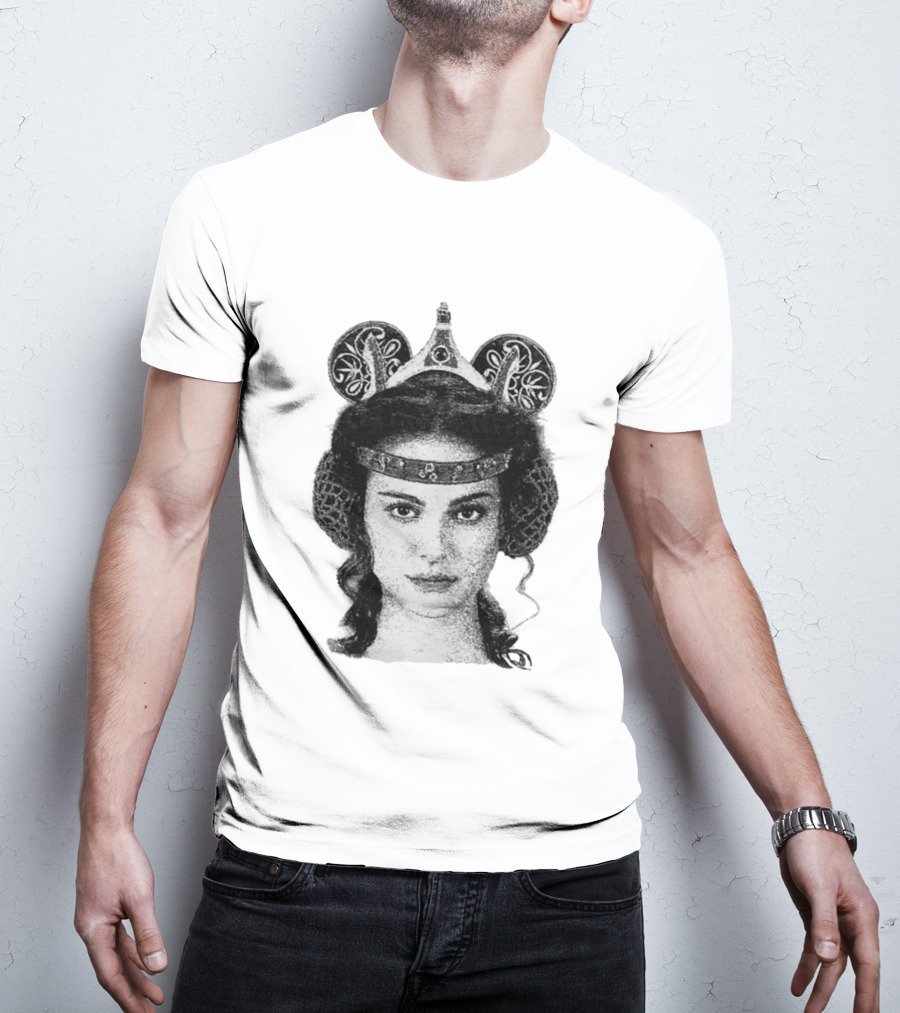 Queen Amidala Oversized Disney Mickey Ears T-Shirt