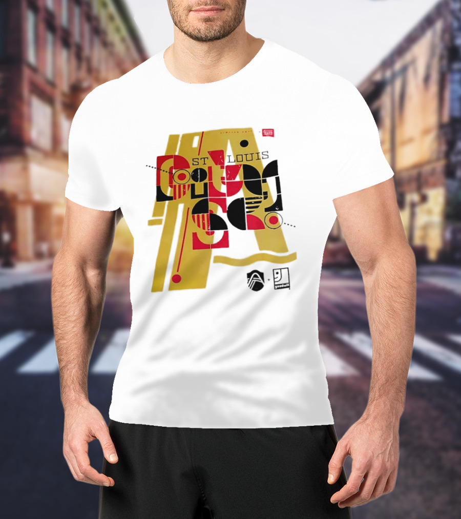 St Louis Football Limited Edition Goodwill Geometric Abstract 91 T-Shirt