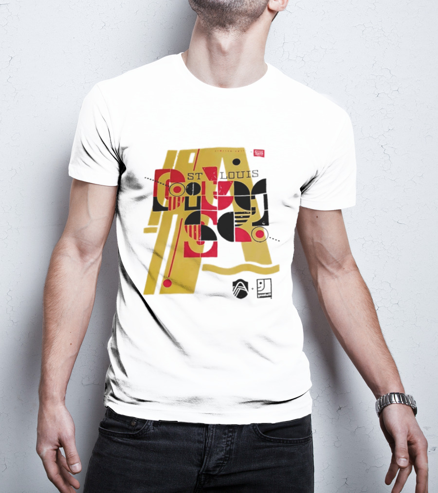 St Louis Football Limited Edition Goodwill Geometric Abstract 91 T-Shirt