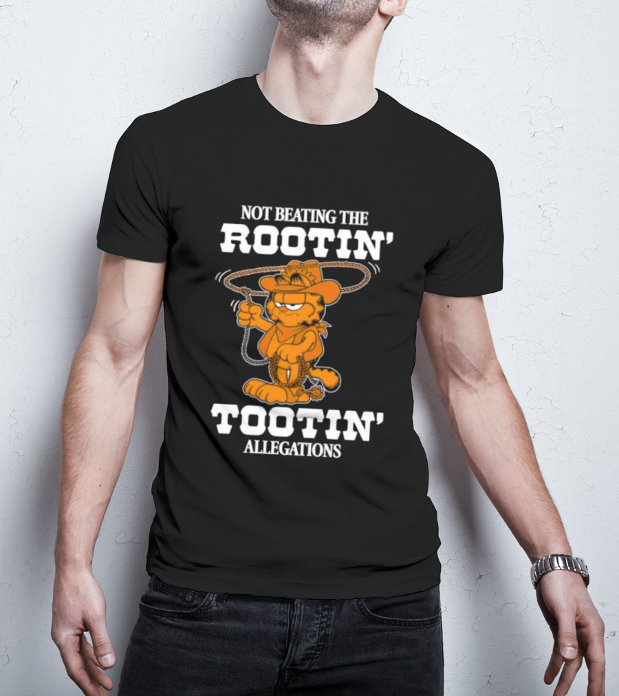 Lasagna Cat Not Beating The Rootin' Tootin' Allegations Cowboy T-Shirt