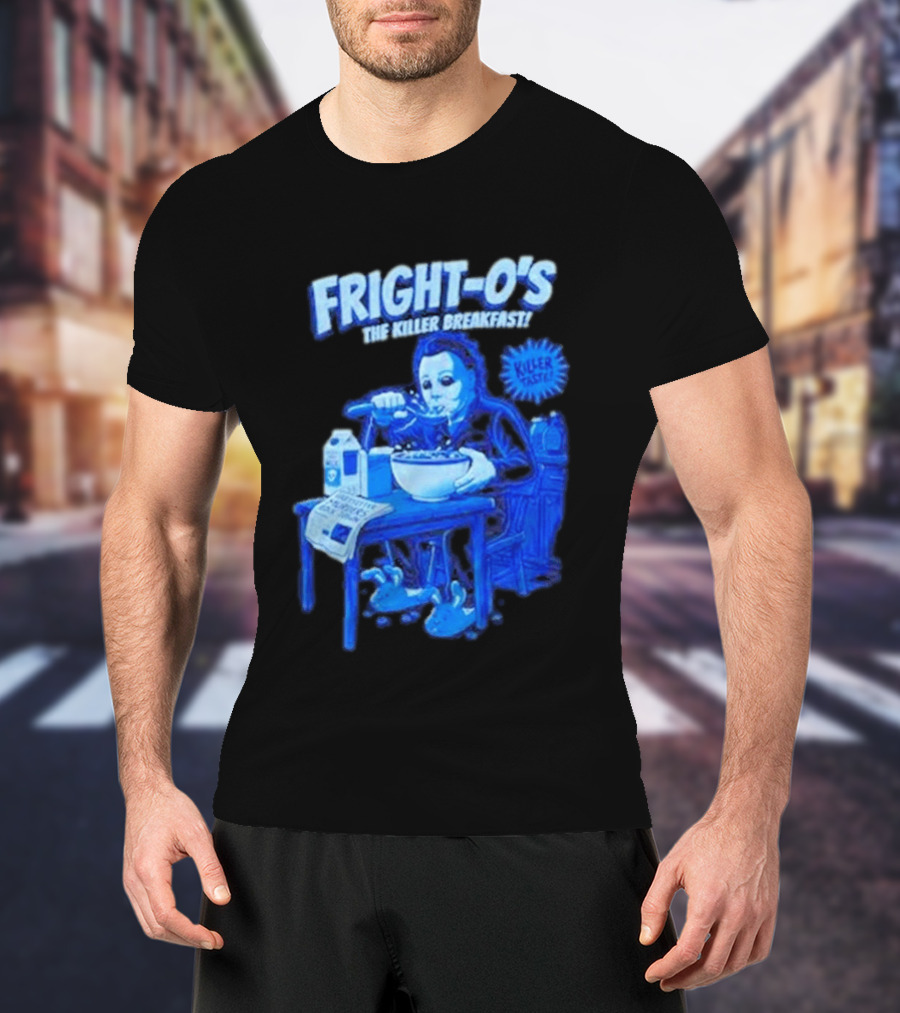Fright O's The Killer Breakfast Cereal Halloween Michael Myers Killer Taste T-Shirt