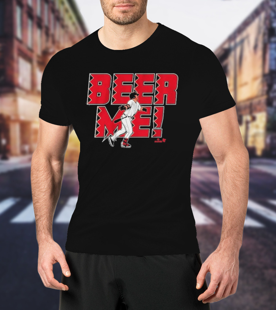 Beer Me Baseball Humor Seth Beer Playful T-Shirt