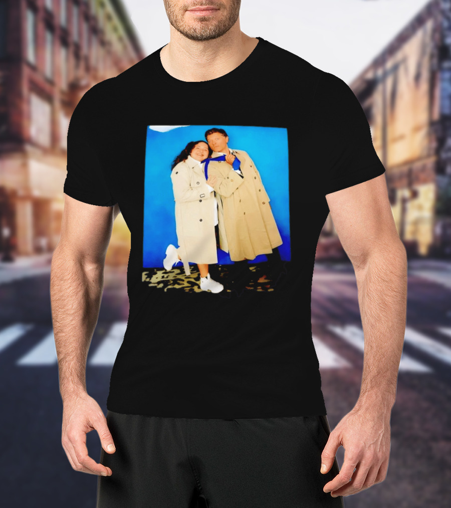 Misha Collins Castiel Supernatural Photo Trench Coat And Tie T-Shirt