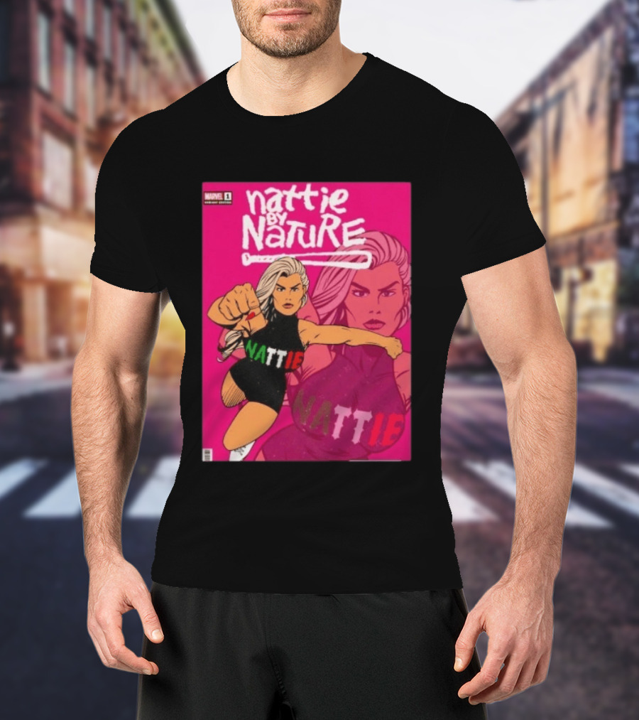 Nattie By Nature Marvel Variant Nattie Issue One Comic T-Shirt