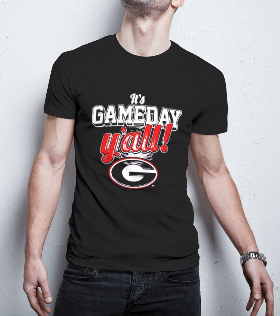 It's Gameday Y'all Georgia Bulldogs UGA Football T-Shirt
