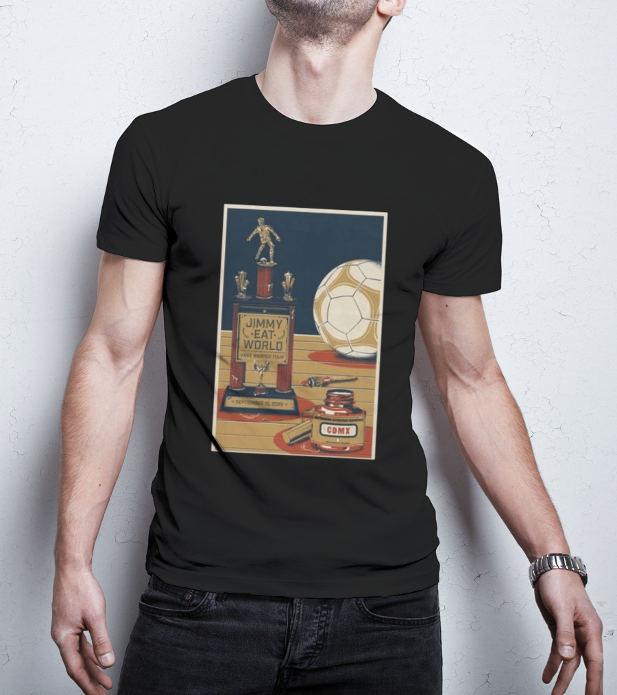 Jimmy Eat World Vans Warped Tour Mexico City September 13 2026 Autódromo Hermanos Rodríguez CDMX Soccer Trophy T-Shirt