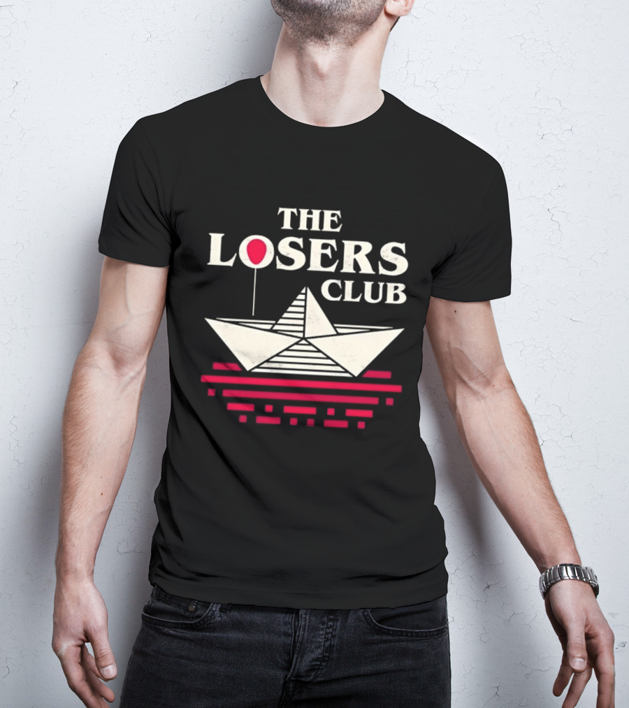 The Losers Club Paper Boat Red Balloon Stephen King IT T-Shirt