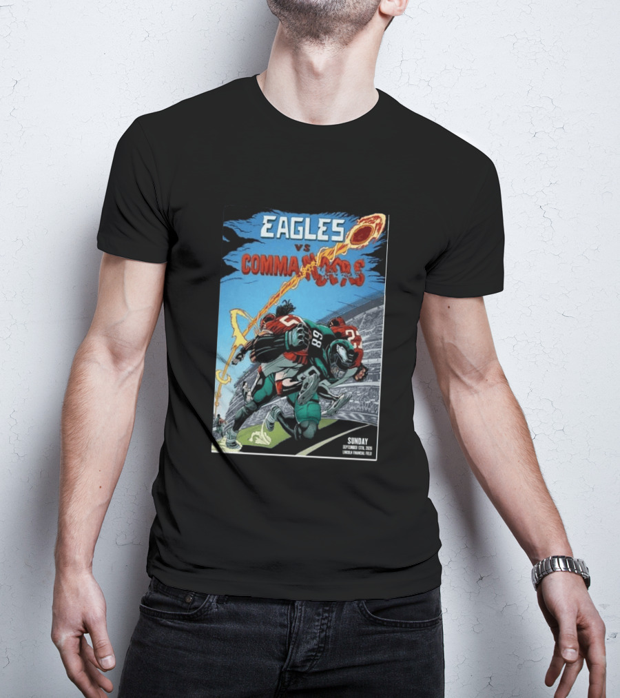 Eagles Vs Commanders September 13 2026 Lincoln Financial Field Football T-Shirt
