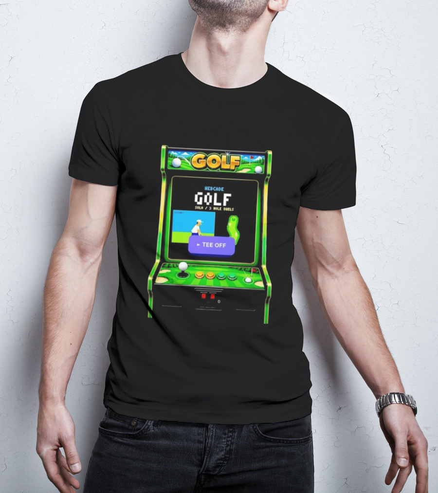 Webcade Golf Arcade Off Solo 3 Hole Duels T-Shirt