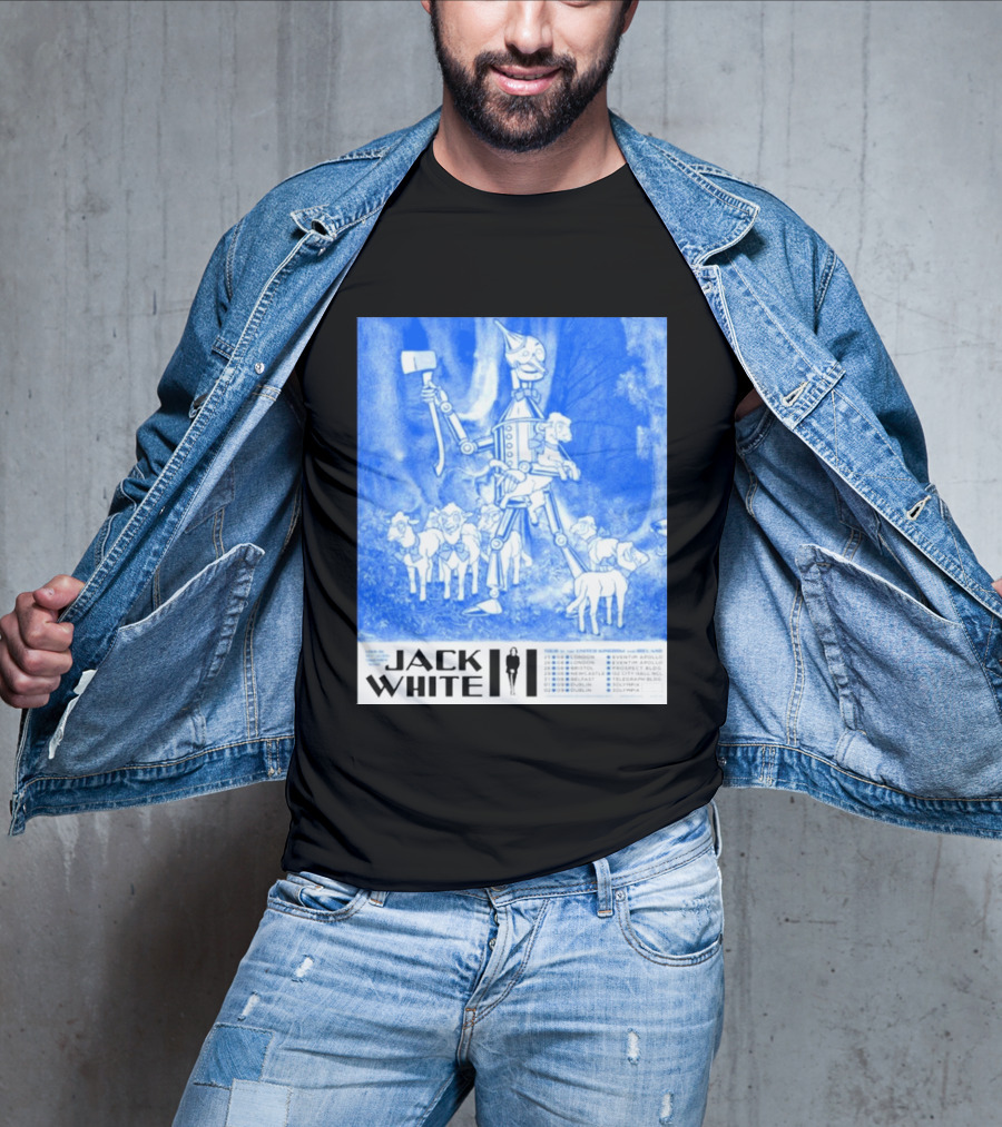 Jack White United Kingdom And Ireland 2026 Tour Tin Man With Sheep T-Shirt