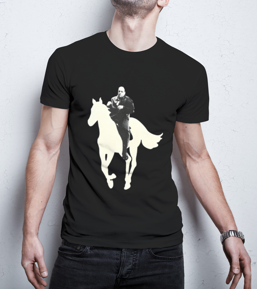 James Gandolfini The Sopranos Horse Riding T-Shirt